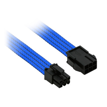 Kabel Nanoxia 6pin PCI-E Verlängerung, 30 cm, blau