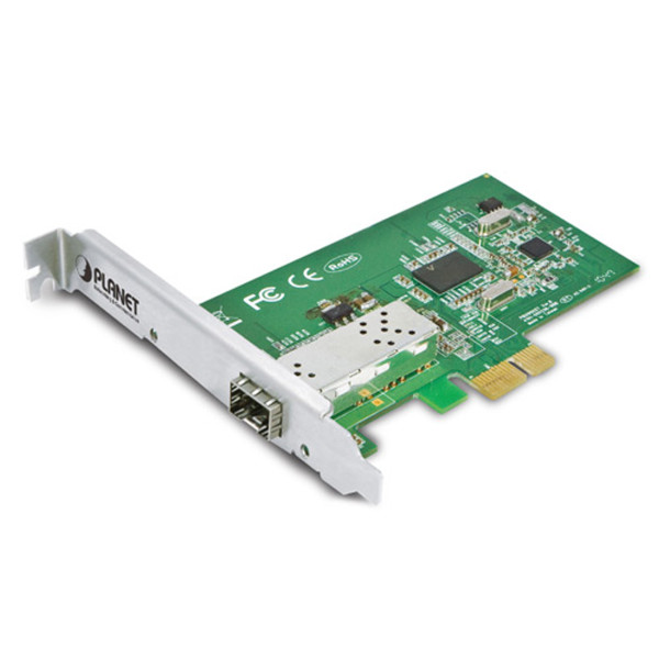 PLANET 1000Base-X SFP PCI Express Gigabit Ethernet Adapter PLANET 1000Base-X SFP PCI Express Gigabit Ethernet Adapter