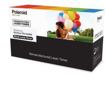Polaroid Toner LS-PL-22303-00 ersetzt Brother TN-423BK BK