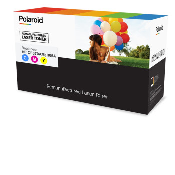 Polaroid Toner LS-PL-22730-00 ers. HP CF370AM 305A CMY