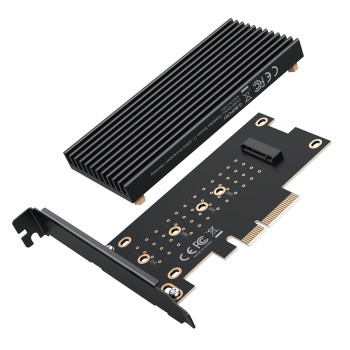 GRAUGEAR PCI Card M.2 PCIe 4.0 Card für M.2 NVMe SSD