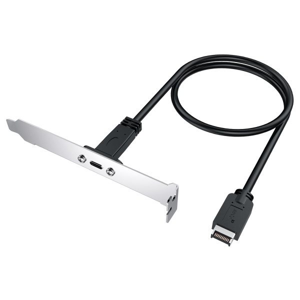 GRAUGEAR Erweiterungskabel mit PCI Blende,Type-E auf Type-C retail GRAUGEAR Erweiterungskabel mit PCI Blende,Type-E auf Type-C retail