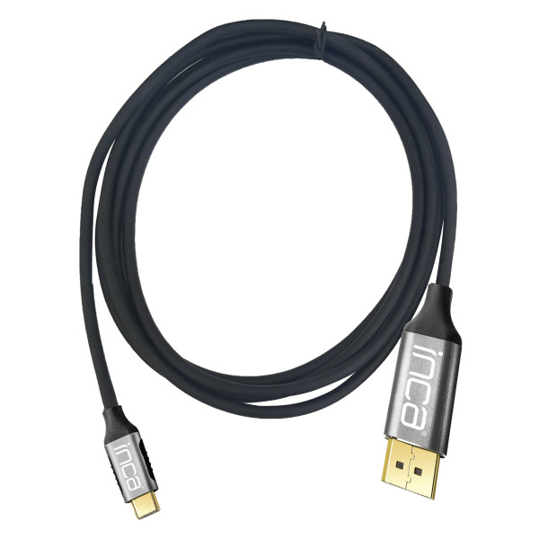 INCA USB Kabel ITCD-02TX Typ C DisplayPort, 4K60Hz, 2m INCA USB Kabel ITCD-02TX Typ C DisplayPort, 4K60Hz, 2m