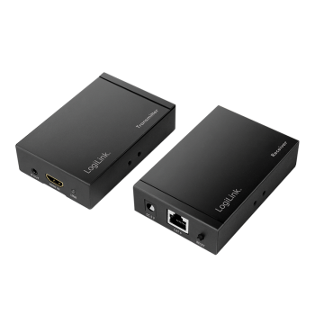 LogiLink HDMI-Extender-Set über LAN, 50m, 4K30Hz, HDCP, IR