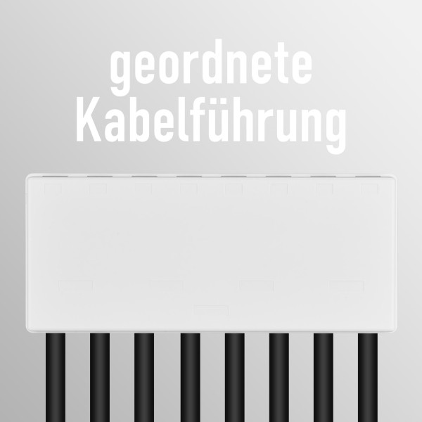 EFB Keystone Anschlussbox, 8Port, Aufputz, EFB Keystone Anschlussbox, 8Port, Aufputz,