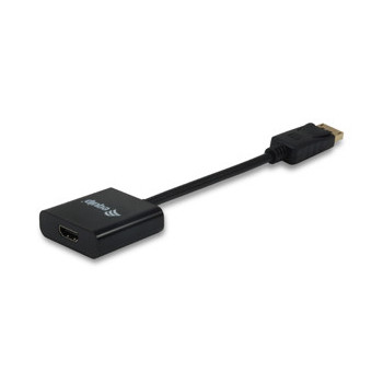 Equip 133438 adapter kablowy 0,2 m DisplayPort HDMI Czarny