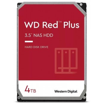 HDD WESTERN DIGITAL Red Plus 4TB SATA 3.0 128 MB 5400 rpm 3,5" WD40EFZX
