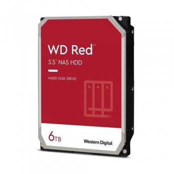 HDD WESTERN DIGITAL Red Plus 6TB SATA 3.0 128 MB 5640 rpm 3,5" WD60EFZX
