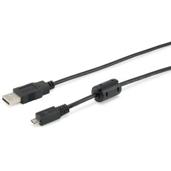 Equip 128551 kabel USB 1,8 m USB 2.0 USB A Micro-USB B Czarny