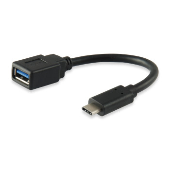 Equip 133455 kabel USB 0,15 m USB 3.2 Gen 1 (3.1 Gen 1) USB C USB A Czarny