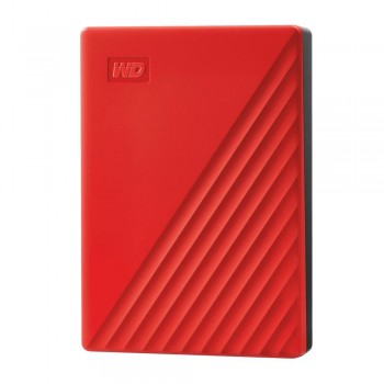 External HDD WESTERN DIGITAL My Passport 4TB USB 2.0 USB 3.0 USB 3.2 Colour Red WDBPKJ0040BRD-WESN