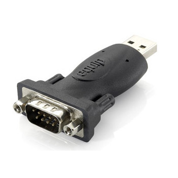 Equip 133382 zmieniacz płci   kabli USB A RS-232 Czarny