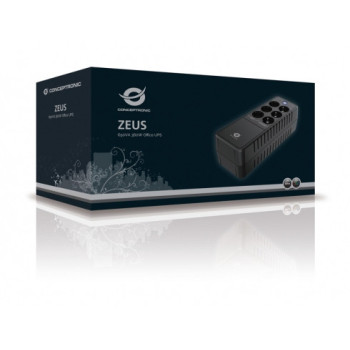 Conceptronic ZEUS05E zasilacz UPS Czuwanie (Offline) 0,65 kVA 360 W 6 x gniazdo sieciowe