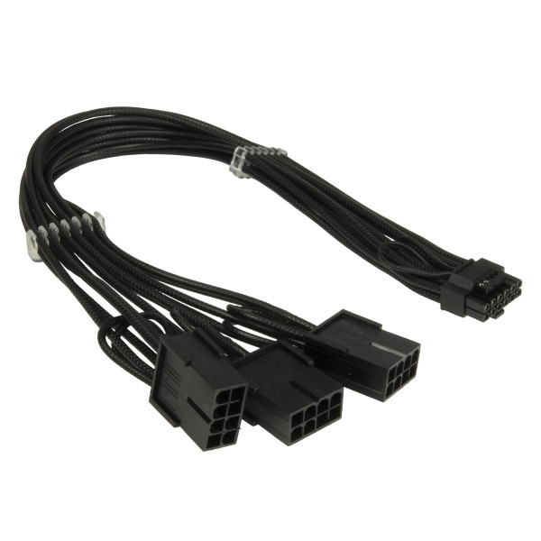 Inter-Tech Adapter GPU-02 124pin auf 3x8pin PCIe, 34cm Inter-Tech Adapter GPU-02 124pin auf 3x8pin PCIe, 34cm