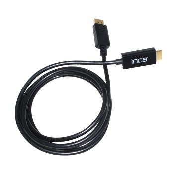 INCA DisplayPort zu HDMI,Kabellä.1,8 m,10,2 Gbits max.