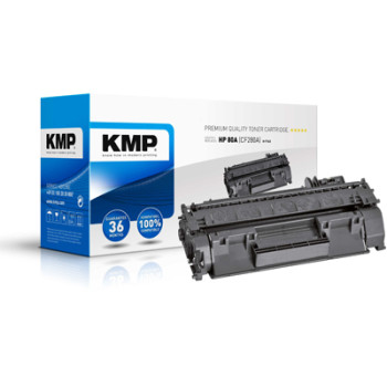 KMP Toner HP 80A CF280A ECO 3100S black remanufactured
