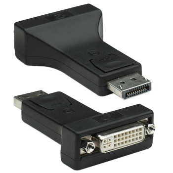 Techly DSP-229 DisplayPort DVI-I Czarny