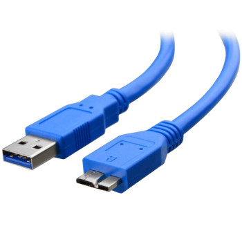Techly 2.0m USB 3.0 A-Micro B M M kabel USB 2 m USB 3.2 Gen 1 (3.1 Gen 1) USB A Micro-USB B Niebieski