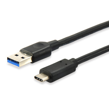 Equip 128345 kabel USB 0,5 m USB 3.2 Gen 1 (3.1 Gen 1) USB C USB A Czarny