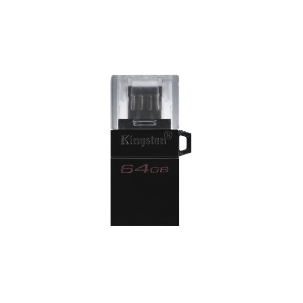 Kingston Technology DataTraveler microDuo3 G2 pamięć USB 64 GB USB Type-A Micro-USB 3.2 Gen 1 (3.1 Gen 1) Czarny Kingston Technology DataTraveler microDuo3 G2 pamięć USB 64 GB USB Type-A Micro-USB 3.2 Gen 1 (3.1 Gen 1) Czarny