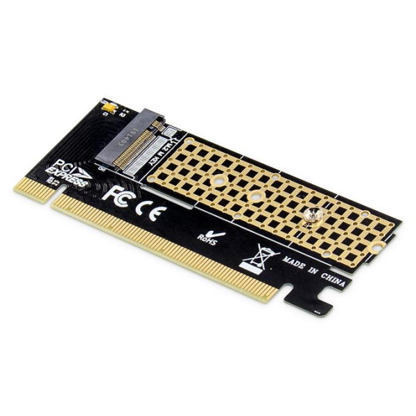 Karta rozszerzeń (Kontroler) DIGITUS M.2NVMe SSD PCIe 3.0 x16 SATA Karta rozszerzeń (Kontroler) DIGITUS M.2NVMe SSD PCIe 3.0 x16 SATA