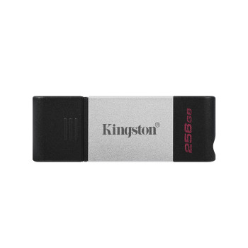 Kingston Technology DataTraveler 80 pamięć USB 256 GB USB Type-C 3.2 Gen 1 (3.1 Gen 1) Czarny, Srebrny