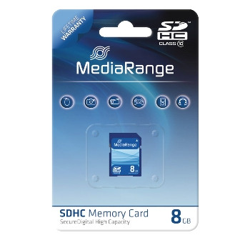 MediaRange SD Card 8GB SDHC CL.10