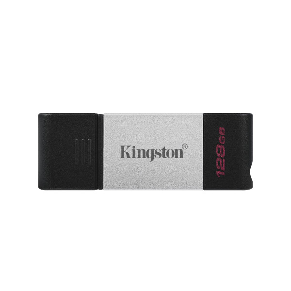 Kingston Technology DataTraveler 80 pamięć USB 128 GB USB Type-C 3.2 Gen 1 (3.1 Gen 1) Czarny, Srebrny Kingston Technology DataTraveler 80 pamięć USB 128 GB USB Type-C 3.2 Gen 1 (3.1 Gen 1) Czarny, Srebrny