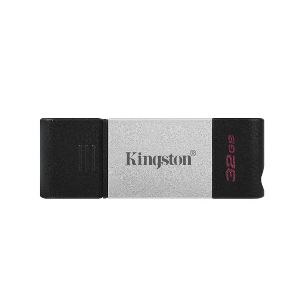 Kingston Technology DataTraveler 80 pamięć USB 32 GB USB Type-C 3.2 Gen 1 (3.1 Gen 1) Czarny, Srebrny Kingston Technology DataTraveler 80 pamięć USB 32 GB USB Type-C 3.2 Gen 1 (3.1 Gen 1) Czarny, Srebrny
