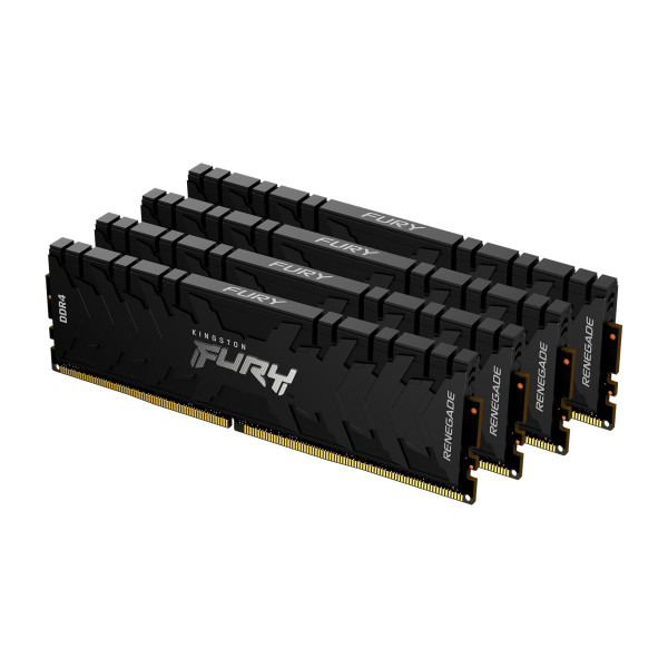 Kingston Technology FURY Renegade moduł pamięci 64 GB 4 x 16 GB DDR4 2666 MHz Kingston Technology FURY Renegade moduł pamięci 64 GB 4 x 16 GB DDR4 2666 MHz