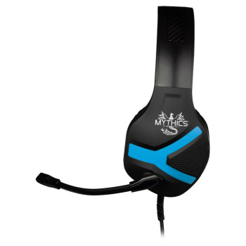 Konix KX MY PS4 NEMESIS HEADSET Zestaw słuchawkowy Przewodowa Opaska na głowę Gaming Czarny, Niebieski