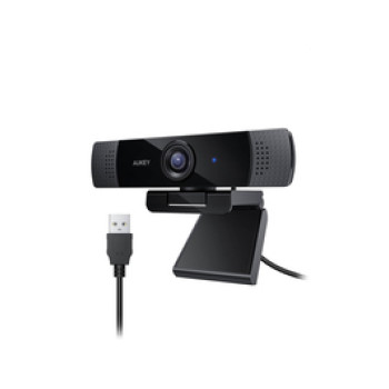 Aukey Stream Series Dual-Mic Full HD Webcam -1/3-CMOS Sensor - PC -LM1E
