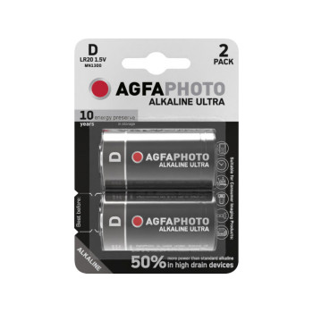 AGFAPHOTO Battery Ultra Alkaline Mono D (2-Pack)