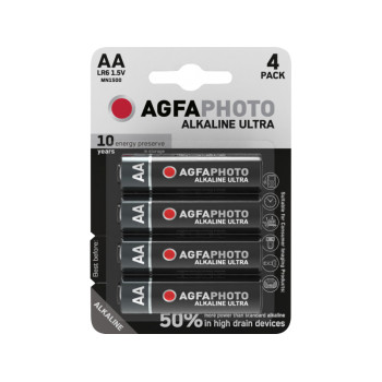 AGFAPHOTO Battery Ultra Alkaline Mignon AA (4-Pack)