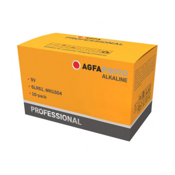 AGFAPHOTO Professional 9V Battery Alkaline (10-Pack)