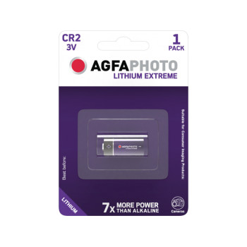 AGFAPHOTO Battery Lithium, Photo, CR2, 3V - Retail Blister (1-Pack)