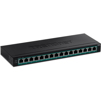 TRENDnet 16-Port Gigabit PoE+ Switch(123W) TPE-TG160H, Managed, Gigabit Ethernet (10/100/1000), Full duplex, Power over Ethernet