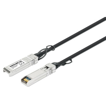 Intellinet Sfp+ 10G Passive Dac Twinax Cable Sfp+ To Sfp+, 5 M (14 Ft.), Hpe-Compatible, Direct Attach Copper, Awg 24, Black