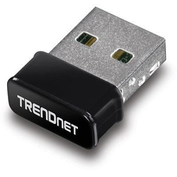 TRENDnet Micro AC1200 Dual Band Wireless USB Adapter AC1200, Wired, USB, WLAN, Wi-Fi 5 (802.11ac), 867 Mbit/s, Black