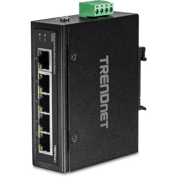 TRENDnet 5-Port Industrial Fast Ethernet DIN-Rail Switch t DIN-Rail Switch