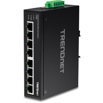 TRENDnet 8-Port Industrial Fast Ethernet DIN-Rail Switch t DIN-Rail Switch