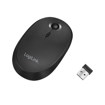LogiLink Mouse Ambidextrous Rf Wireless + Bluetooth 1600 Dpi
