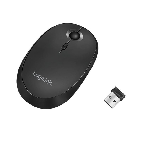 LogiLink Mouse Ambidextrous Rf Wireless + Bluetooth 1600 Dpi LogiLink Mouse Ambidextrous Rf Wireless + Bluetooth 1600 Dpi