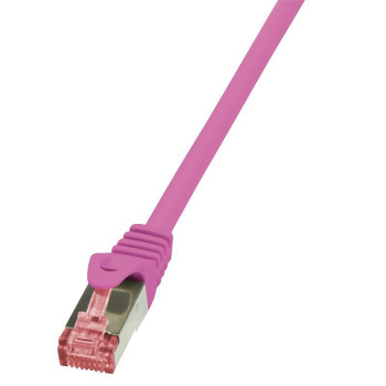LogiLink 1.5m Cat.6 S/FTP networking cable Pink Cat6 S/FTP (S-STP)