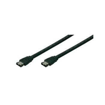 LogiLink e-SATA Cable2x male black0,75m