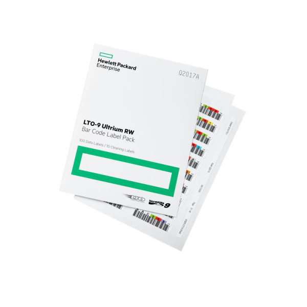 Hewlett Packard Enterprise LTO-9 Ultrium RW Bar Code labels 100pcs **New Retail** Q2017A Hewlett Packard Enterprise LTO-9 Ultrium RW Bar Code labels 100pcs **New Retail** Q2017A