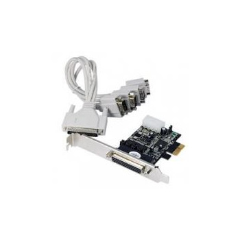Longshine Controller PCIe 4x Seriell powered (RS232C) retail