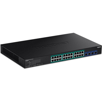 TrendNET 28-Port Gigabit Web Smart PoE+ Switch with 10G SFP+ slots TPE-30284, Managed, L2/L4, Gigabit Ethernet (10/100/1000), Po
