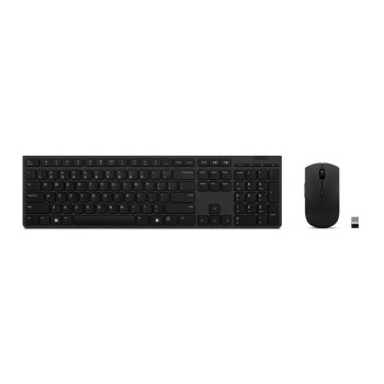 Lenovo Keyboard Mouse Included Rf Wireless + Bluetooth Nordic Grey