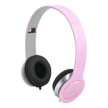 LogiLink Headset stereo 3,5mm&6,3mm pink